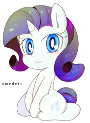 Size: 566x775 | Tagged: safe, artist:auntie_grub, rarity, pony, unicorn, female, horn, mare, solo, white coat