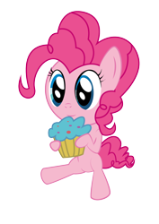 Size: 1190x1684 | Tagged: safe, artist:varijani, pinkie pie, earth pony, pony, chibi, cute, simple background, solo, transparent background, vector