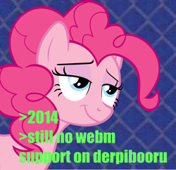 Size: 1046x1013 | Tagged: safe, pinkie pie, earth pony, pony, costanza face, greentext, ishygddt, meta, obligatory pony, solo, text