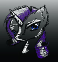 Size: 829x885 | Tagged: safe, artist:widget, rarity, pony, unicorn, bored, photoshop, sketch, solo