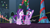 Size: 1280x720 | Tagged: safe, screencap, spike, starlight glimmer, twilight sparkle, twilight sparkle (alicorn), alicorn, dragon, pony, unicorn, a hearth's warming tail, ribbon, text, twilight's castle