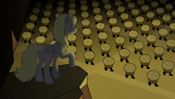 Size: 1920x1080 | Tagged: safe, artist:klystron2010, derpy hooves, pegasus, pony, be prepared, female, food, mare, muffin, parody, that pony sure does love muffins, the lion king