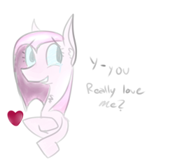 Size: 3200x3000 | Tagged: safe, artist:warriorcatz239, pinkie pie, earth pony, pony, chest fluff, crying, ear fluff, heart, pinkamena diane pie, solo, tears of joy