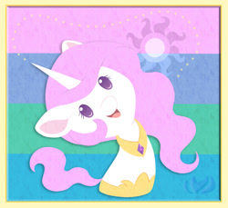 Size: 800x734 | Tagged: safe, artist:raininess, princess celestia, alicorn, pony, cute, female, horn, mare, solo