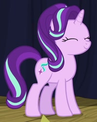 Size: 597x751 | Tagged: safe, screencap, starlight glimmer, pony, unicorn, road to friendship, cropped, cute, eyes closed, glimmerbetes, smiling, solo