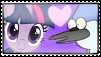 Size: 101x57 | Tagged: safe, artist:tehnotsosupahgirl, derpibooru import, twilight sparkle, crossover, crossover shipping, deviantart stamp, female, heart, male, mordecai, mordetwi, regular show, shipping, stamp, straight