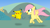 Size: 1024x576 | Tagged: safe, artist:brony-pete1, fluttershy, pegasus, pikachu, pony, female, mare, younger