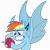 Size: 6000x6000 | Tagged: safe, artist:magister39, derpibooru import, rainbow dash, bat pony, pony, bats!, absurd resolution, apple, bat ponified, race swap, rainbowbat, simple background, solo, transparent background, vector