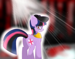 Size: 1003x797 | Tagged: safe, artist:generalfirestar, derpibooru import, twilight sparkle, pony, unicorn, crepuscular rays, female, mare, solo