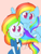 Size: 600x800 | Tagged: safe, artist:chibicmps, derpibooru import, rainbow dash, equestria girls, human ponidox