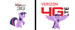 Size: 1000x400 | Tagged: safe, derpibooru import, twilight sparkle, twilight sparkle (alicorn), alicorn, pony, 3g, 4g lte, verizon