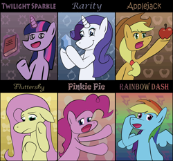 Size: 1500x1400 | Tagged: safe, artist:liracrown, derpibooru import, applejack, fluttershy, pinkie pie, rainbow dash, rarity, twilight sparkle, earth pony, pegasus, pony, unicorn, group, group photo, mane six