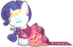 Size: 800x520 | Tagged: safe, artist:x-squishystar-x, rarity, pony, unicorn, animated, clothes, dress, gala dress, simple background, solo, transparent background