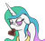 Size: 1030x924 | Tagged: safe, artist:godofsteak, princess celestia, alicorn, pony, bedroom eyes, bust, empty eyes, female, food, mare, meat, mouth hold, no catchlights, no pupils, ponies eating meat, simple background, solo, steak, transparent background