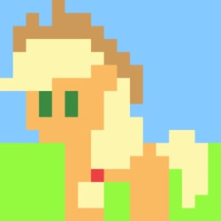 Size: 894x894 | Tagged: safe, artist:picklejuice2013, applejack, earth pony, pony, female, mare, pixel art, solo