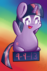 Size: 1333x2000 | Tagged: safe, artist:theimmolatedpoet, derpibooru import, twilight sparkle, chubbie, solo, style emulation