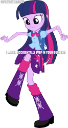 Size: 5330x10000 | Tagged: safe, artist:lovablerobot, derpibooru import, twilight sparkle, equestria girls, absurd resolution, meta, reaction image, vulgar