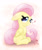 Size: 1000x1200 | Tagged: safe, artist:joakaha, fluttershy, pegasus, pony, filly, heart, simple background, solo