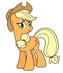 Size: 829x964 | Tagged: safe, artist:drawponies, applejack, earth pony, pony, element of honesty, poem, simple background, solo