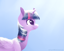 Size: 1000x800 | Tagged: safe, artist:wolf-spirit99, derpibooru import, twilight sparkle, twilight sparkle (alicorn), alicorn, pony, cute, female, mare, snow, solo