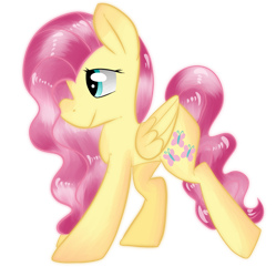 Size: 1683x1692 | Tagged: safe, artist:tofuudog, fluttershy, pegasus, pony, simple background, solo, transparent background