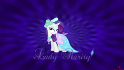 Size: 1920x1080 | Tagged: safe, artist:mentalsuicide1, artist:ocarina0ftimelord, rarity, pony, unicorn, bedroom eyes, charming, clothes, dress, necklace, pose, vector, wallpaper