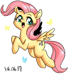 Size: 854x909 | Tagged: safe, artist:nekubi, fluttershy, pegasus, pony, female, mare, simple background, solo