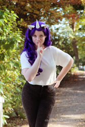 Size: 1024x1536 | Tagged: safe, artist:rikka-the-cat, rarity, human, clothes, cosplay, irl, irl human, photo