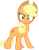 Size: 2314x3000 | Tagged: safe, applejack, earth pony, pony, three's a crowd, simple background, solo, transparent background, unamused, vector