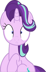 Size: 5000x7757 | Tagged: safe, artist:nicxchy, starlight glimmer, pony, unicorn, to where and back again, absurd resolution, frightened, i've seen some shit, solo, vector