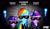 Size: 1024x603 | Tagged: safe, artist:dan232323, derpibooru import, rainbow dash, twilight sparkle, pegasus, pony, crossover, filly, filly twilight sparkle, men in black, movie poster, neuralizer, self ponidox