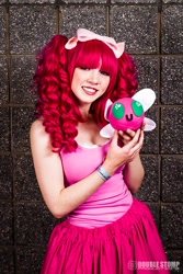 Size: 640x960 | Tagged: safe, artist:arkhamboundz, pinkie pie, human, cosplay, irl, irl human, photo, solo