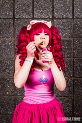 Size: 640x960 | Tagged: safe, artist:arkhamboundz, pinkie pie, human, cosplay, irl, irl human, photo, solo