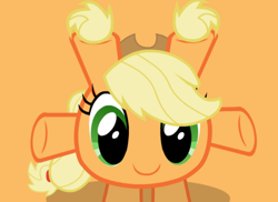 Size: 500x364 | Tagged: safe, applejack, earth pony, pony, ciderly jackfilly, solo, squiblonies, tumblr