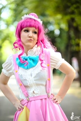 Size: 1066x1600 | Tagged: safe, artist:sniisel, pinkie pie, human, cosplay, irl, irl human, photo, solo