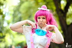 Size: 1600x1066 | Tagged: safe, artist:sniisel, pinkie pie, human, cosplay, irl, irl human, photo, solo