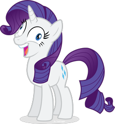 Size: 4436x4786 | Tagged: safe, artist:tomfraggle, part of a set, rarity, pony, unicorn, absurd resolution, derp, faic, i didn't listen, meme, rariderp, simple background, solo, transparent background, vector