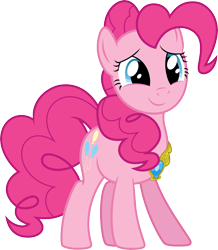 Size: 6000x6885 | Tagged: safe, artist:mactavish1996, pinkie pie, earth pony, pony, princess twilight sparkle (episode), absurd resolution, cute, diapinkes, element of laughter, elements of harmony, happy, simple background, smiling, solo, transparent background, vector