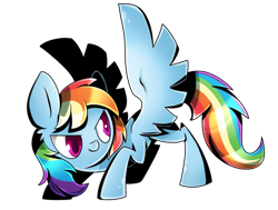 Size: 600x454 | Tagged: safe, artist:pegasisters82, derpibooru import, rainbow dash, pegasus, pony, simple background, solo, spread wings, transparent background