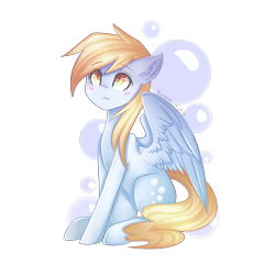 Size: 2000x2000 | Tagged: safe, artist:kurochhi, derpy hooves, pegasus, pony, :3, blushing, ear fluff, female, mare, simple background, sitting, solo, transparent background