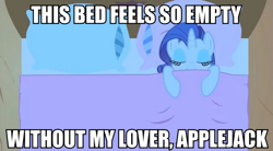 Size: 906x500 | Tagged: safe, edit, screencap, rarity, pony, unicorn, bed, female, image macro, lesbian, meme, rarijack, shipping