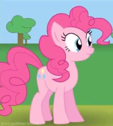 Size: 635x709 | Tagged: safe, pinkie pie, earth pony, pony, female, mare, pink coat, pink mane, solo