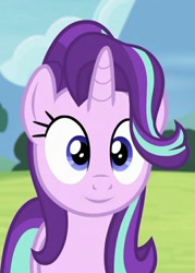 Size: 720x1004 | Tagged: safe, edit, edited screencap, editor:axal-5, screencap, starlight glimmer, pony, unicorn, rock solid friendship, cropped, cute, eye, eyes, female, glimmerbetes, hair, inverted mouth, looking at you, mane, mare, solo