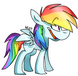 Size: 1024x994 | Tagged: safe, artist:dizzee-toaster, derpibooru import, rainbow dash, pegasus, pony, simple background, solo, transparent background