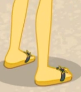 Size: 164x186 | Tagged: safe, screencap, sunset shimmer, better together, equestria girls, x marks the spot, cropped, feet, flip-flops, legs, pictures of legs, sandals