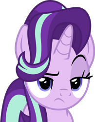 Size: 1926x2466 | Tagged: safe, artist:spokenmind93, starlight glimmer, pony, unicorn, shadow play, female, serious, serious face, simple background, solo, starlight is not amused, transparent background, unamused, vector