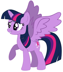 Size: 1402x1618 | Tagged: safe, artist:flutterflyraptor, derpibooru import, twilight sparkle, twilight sparkle (alicorn), alicorn, pony, female, mare, simple background, solo, transparent background, vector