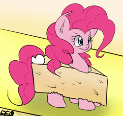 Size: 2552x2419 | Tagged: safe, artist:freefraq, pinkie pie, earth pony, pony, cake, clothes, costume, solo