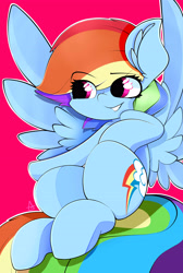 Size: 3093x4592 | Tagged: safe, artist:ahekao, derpibooru import, rainbow dash, pegasus, pony, female, mare, solo, white outline