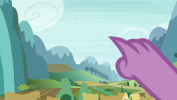 Size: 1920x1080 | Tagged: safe, screencap, derpy hooves, spike, dragon, pegasus, pony, to where and back again, female, mare